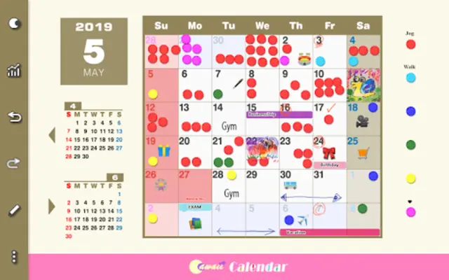 Cawaii Calendar android App screenshot 2