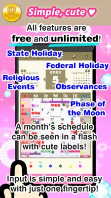 Cawaii Calendar android App screenshot 8